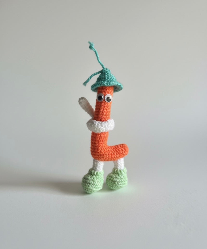 Personalized Crocheted Letter Critters - Custom Alphabet Plushies