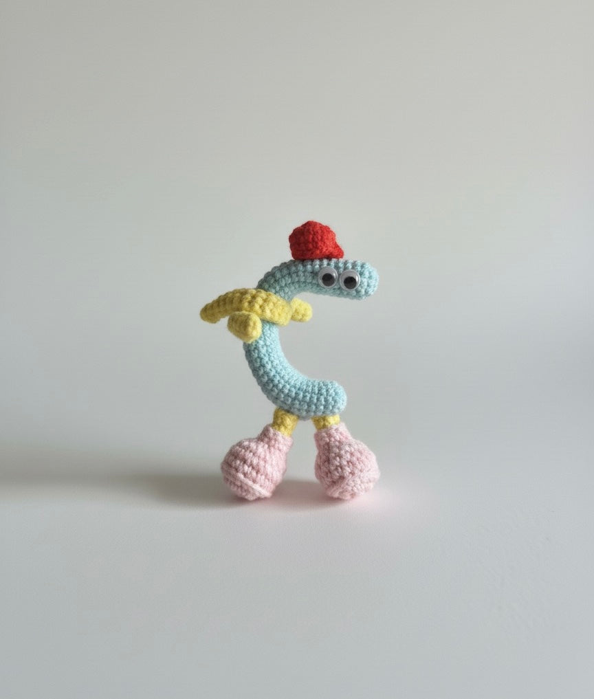 Personalized Crocheted Letter Critters - Custom Alphabet Plushies