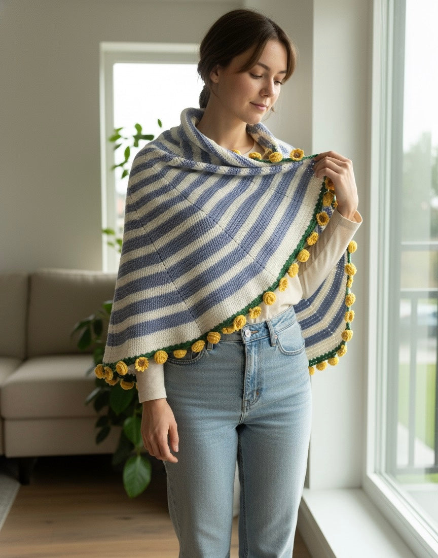 The Sunflower Striped Multi-Purpose Blanket